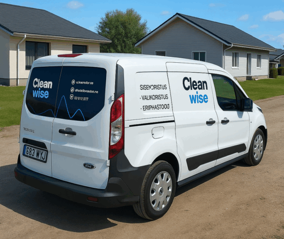 Meist 2 Service Van in Suburban Neighborhood